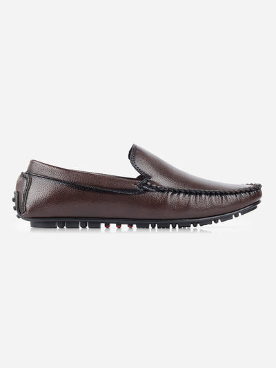 Men's Brown Casual Loafer (IX4101)-Loafers - iD Shoes