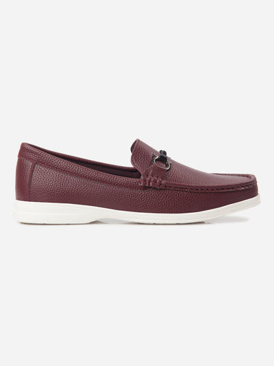 Men's Cherry Moc Toe Casual Loafer (IX4107)-Loafers - iD Shoes