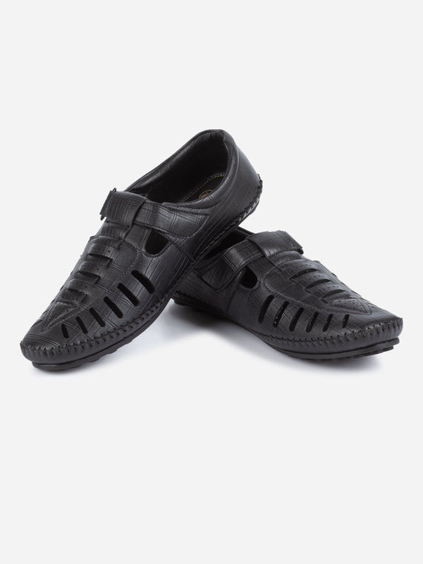 Men's Black Huarache Sandal (IX5014)