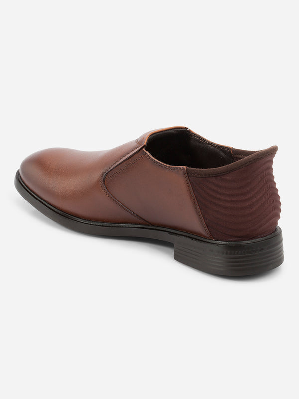 Men's Formal Tan Slide-n-Go Slip On Shoe (ID2301)