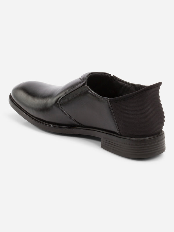 Men's Formal Black Slide-n-Go Slip On Shoe (ID2301)