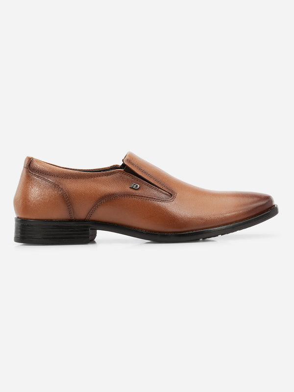 Men's Tan Formal Slip On Shoe (ID6105)