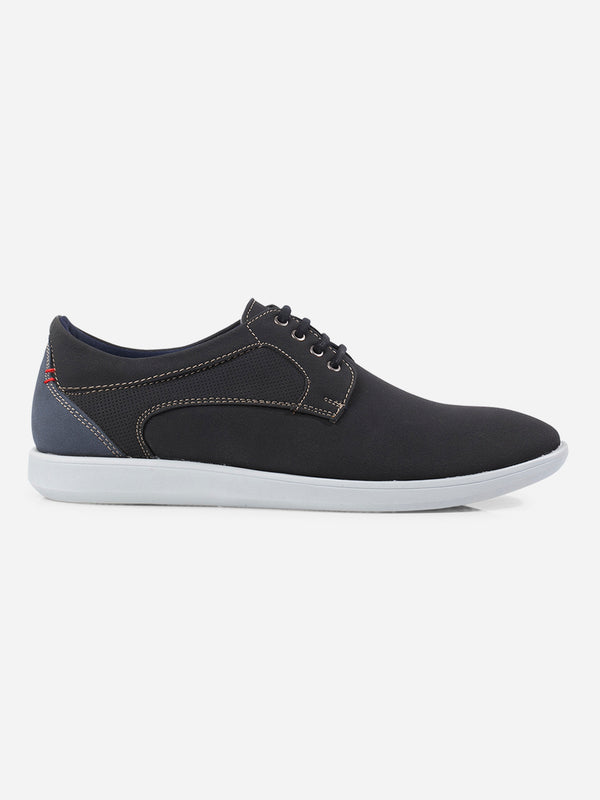 Men's Black Suede Finish Casual Lace Up (IX2146)