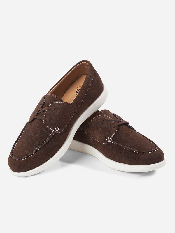 Men's Brown Suede Finish Casual Lace Up (IX2151)
