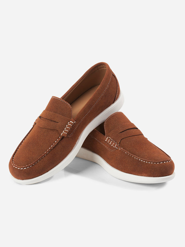 Men's Tan Suede Finish Casual Slip On (IX2149)