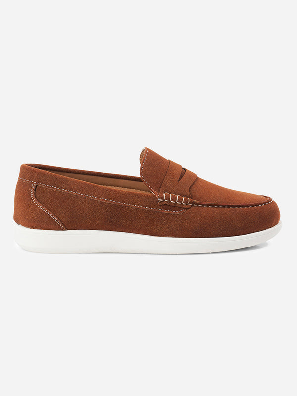 Men's Tan Suede Finish Casual Slip On (IX2149)