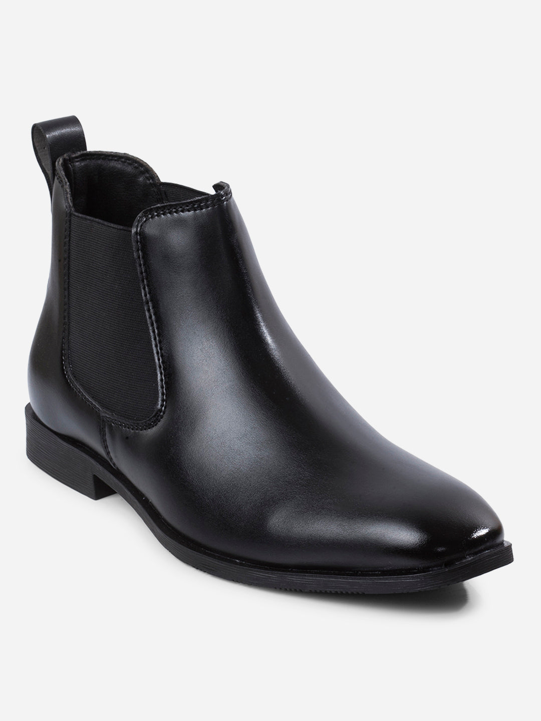 Buy Men's Black Chelsea Formal Slip On Boots Online