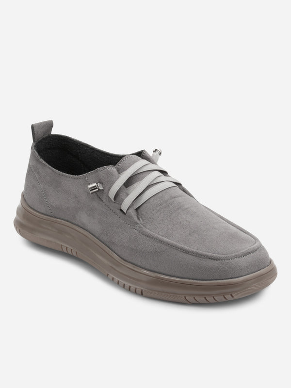 Women's Grey Casual Loafer (IU1022)