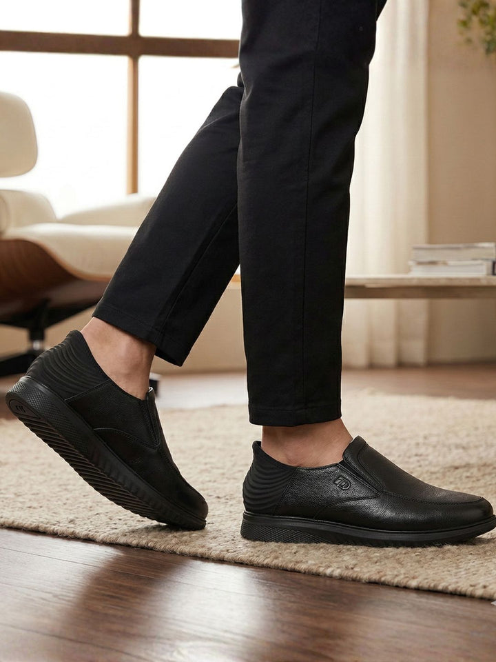Buy Men's Black Slide n Go Slip On (ID2275) Online