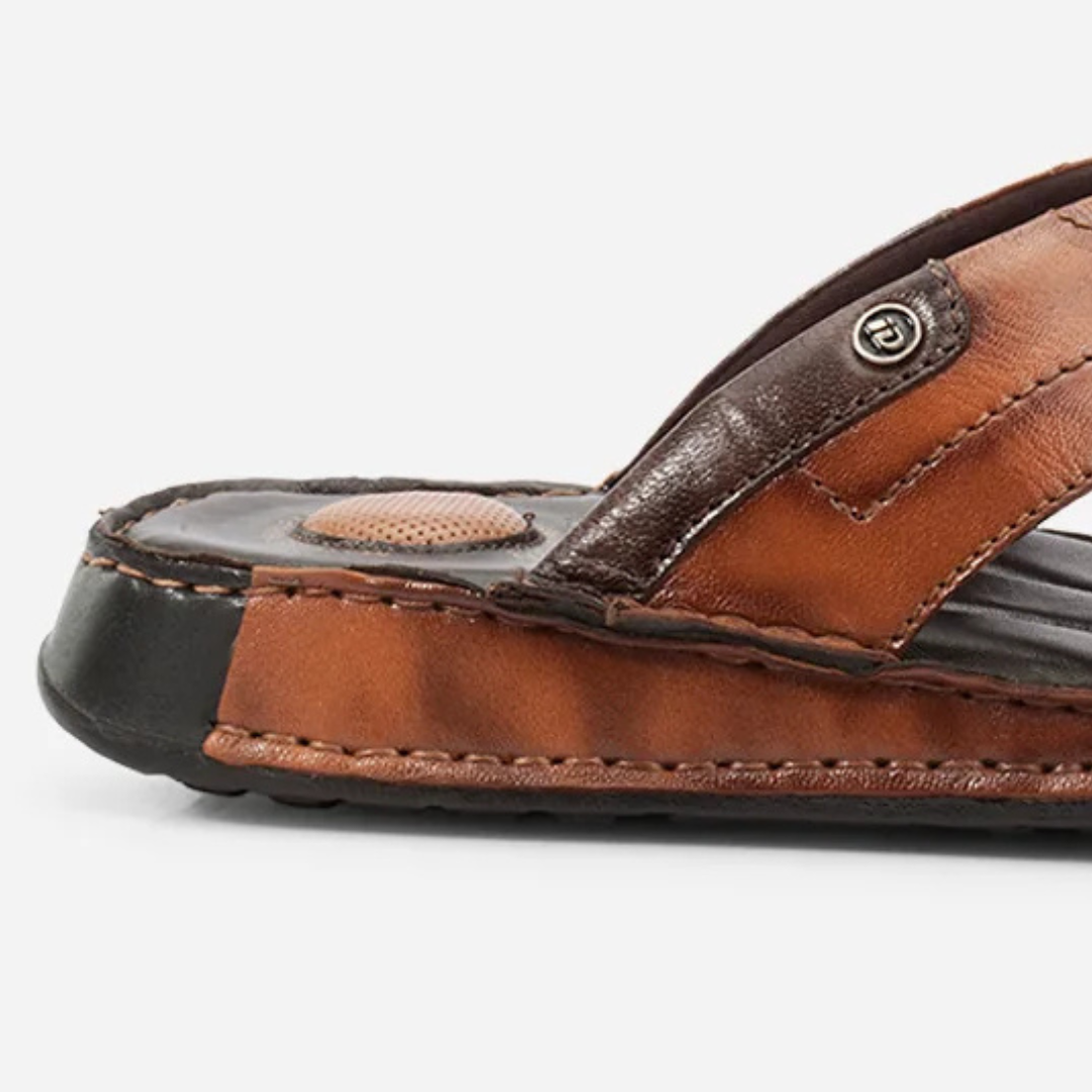 The leather