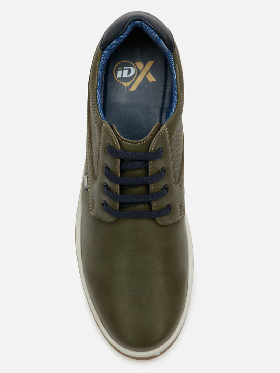 Buy Men's Olive Round Toe Lace Up Casual (IX1017) Online