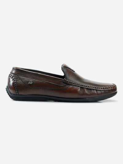 Men's Brown Comfort Fit Loafer (ID1096)-Loafers - iD Shoes