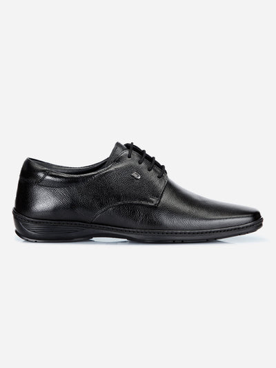 Men's Black Regular Toe Lace Up Formal (ID2165)-Formals - iD Shoes